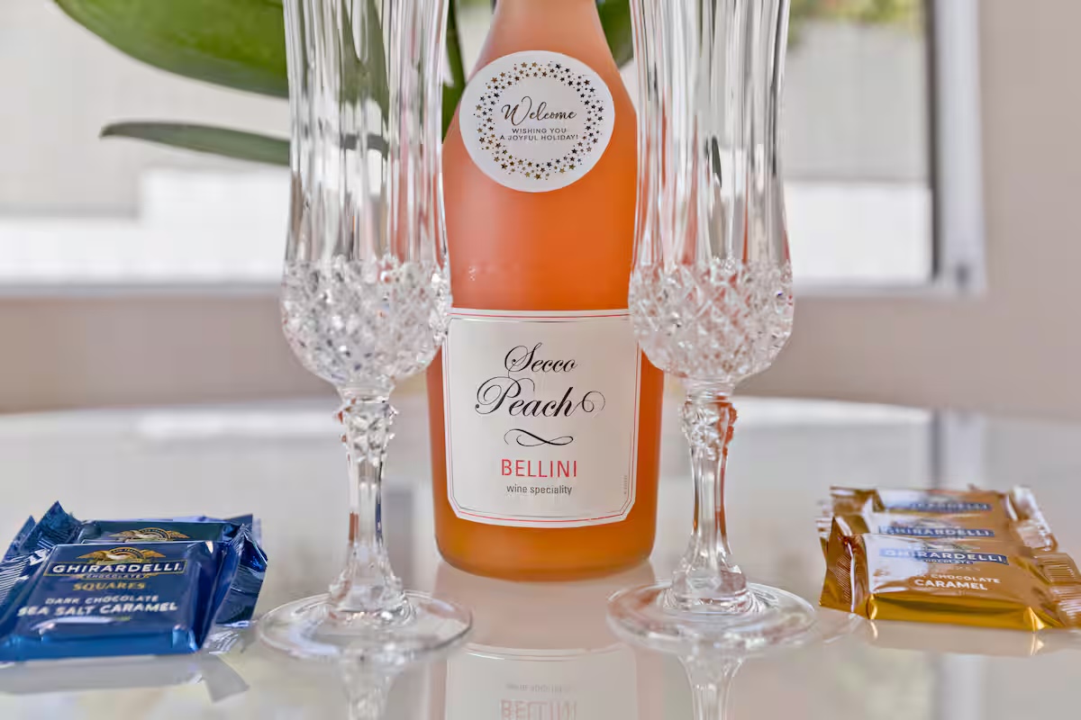 Bright living room inside a Sapphire condo